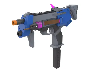 Sombra Blaster - Overwatch - Commercial - Printable - STL 3D print model