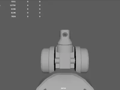 Scar L gun Low-poly 3D model