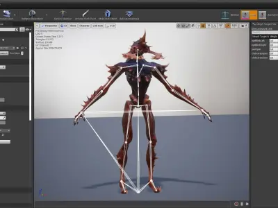 Insectoid Low-poly 3D model