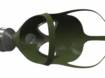 Gas Mask 09 3D model