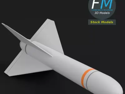 AGM-62 Walleye missile 3D model