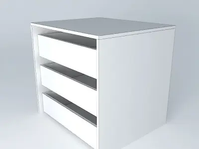 closet internal drawers Free 3D model