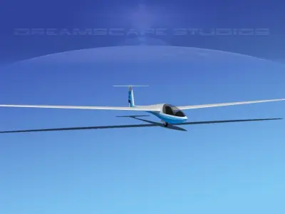 DG-400 15-Metre Motorglider V15 3D model