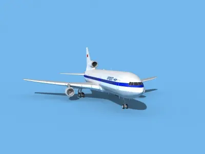 Lockheed L-1011 TriStar Aeroflot 3D model