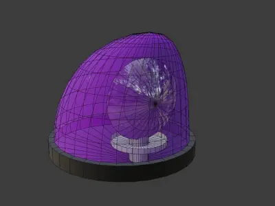 Bosozoku Light Low-poly 3D model