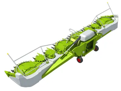 Harvester Threshing Header 3D model