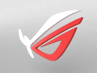 ROG Logo version1 001 Free low-poly 3D model