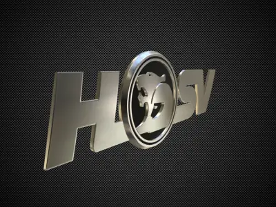 hsv logo 3D model