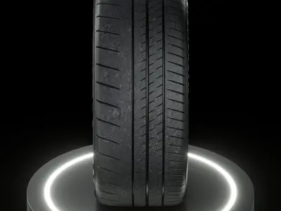 Michelin Pilot Sport CUP 2 R 255 35 ZR20 97Y GT3 3D model