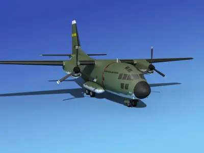Alenia C-27A Spartan USAF 1 3D model