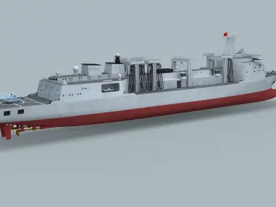 PLA Navy Type 901 Supply Ship 3D model