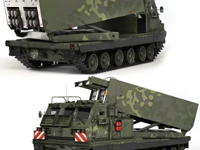 MLRS Mars II 1996 3D model