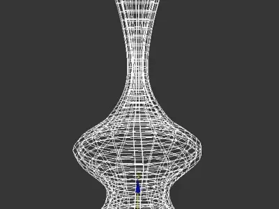 colorful modern vase set Free 3D model