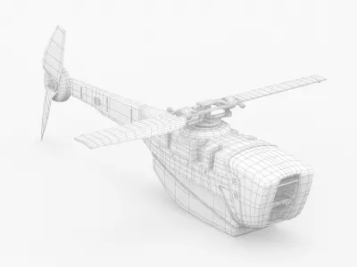 FLIR Black Hornet Drone 3D model