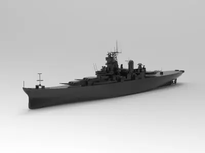 Battleship 3D model