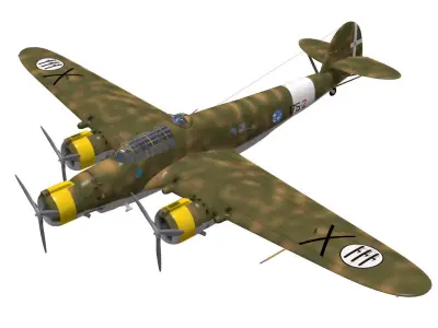 cant z1007bis 3D model