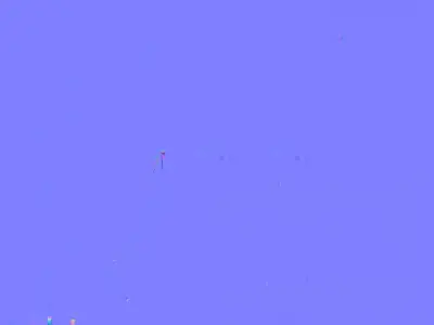 Sai Knife Low-poly 3D model