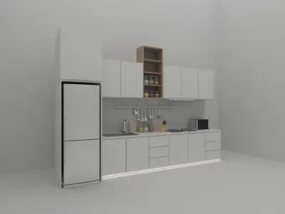 kitchen cabinet Free 3D model shop