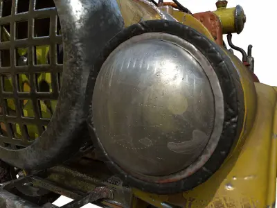 Syrup car Free 3D model