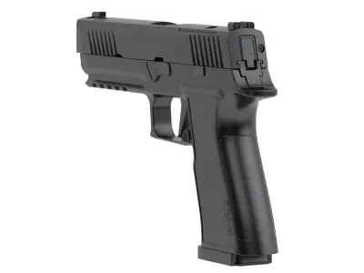 P320-XTEN Pistol 3D model