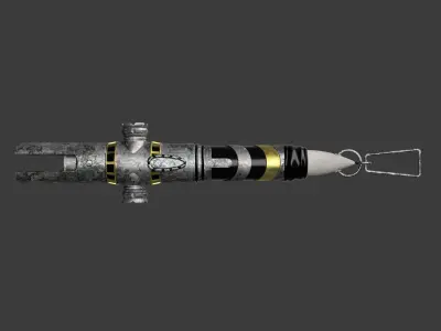 Darth Atrius Lightsaber - Var A - 3D printable 3D print model