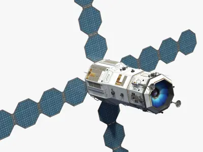 TH Scope 001 - Geography Satellite LEO 3D model