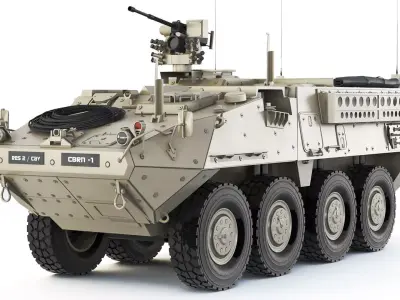 M1126 Stryker 2002 3D model