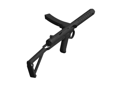 Sterling submachine gun 3D model