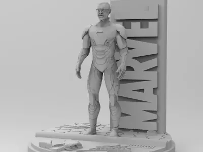 Stan Lee 2018 3D Model Ready to Print STL 3D print model