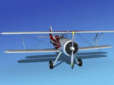 Stearman PT-17 Kaydet Sport V14 3D model