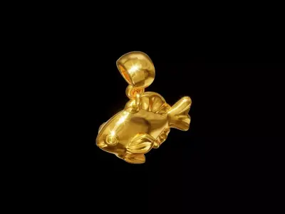 Fish pendant Free 3D print model