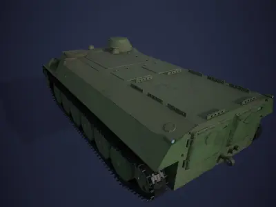 MT-LB High poly 3D model
