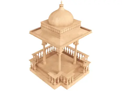 Domed canopie 3D model