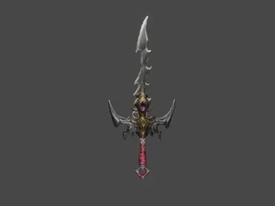 Zeloeman Sword A 42 Low-poly 3D model