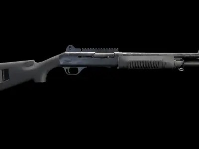 Benelli M4 Tactical Shotgun 3D model