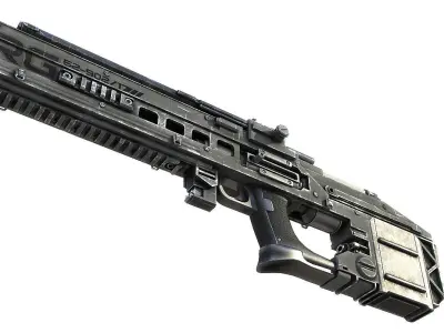 sci-fi RIFLE01 3D model