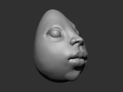 Eggface3d print Free 3D print model