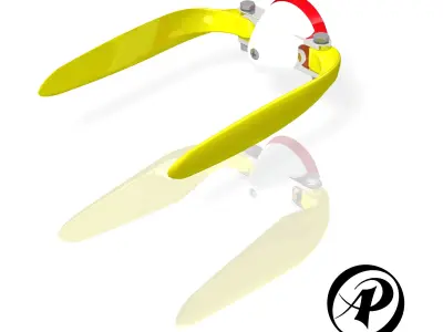 Folding Propeller AP-PR-009 9-7 3D print model