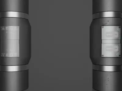 Rocket Aides Low-poly 3D model
