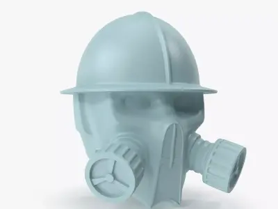 Steampunk Helmet Print Ready 3D print model