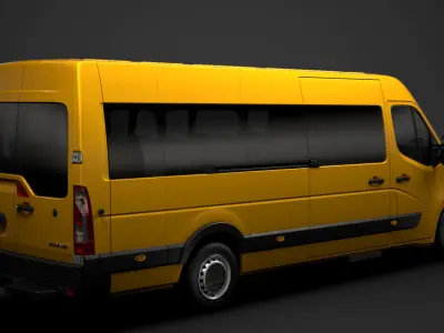Opel Movano L4H2 MiniBus 2020 3D model