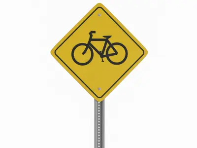 Traffic Sign 21 3D model