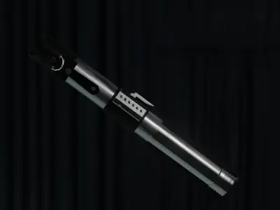 Darth Vader lightsaber Low-poly 3D model