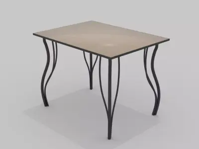 Classic table Free 3D model purchase