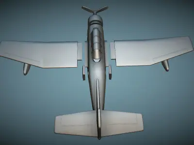 Grumman XJL-1 Columbia - 3D Printable Model 3D print model