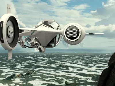 Oblivion Copter 3D model