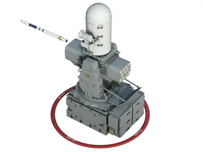 Mk 15 Mod 31 SeaRAM 3D model