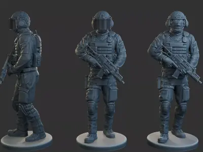 Tactical Gear GSG 9 TG1 001 3D print model