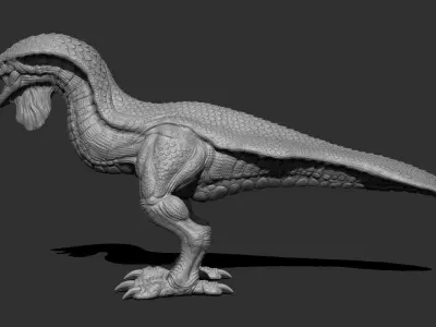 Galinideos 2021 Low-poly 3D model