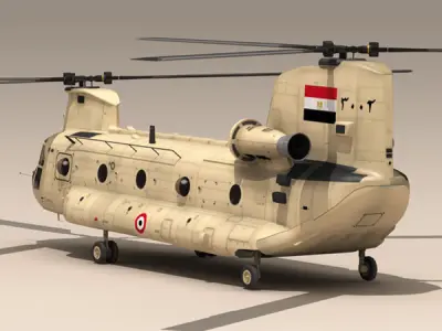 CH-47 EAF 3D model